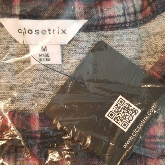 NWT Long sleeve sharkbite pullover black pink - Picture 7 of 8